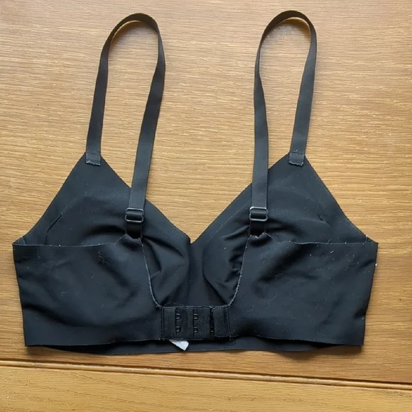 Aerie Real Free Black Seamless Bra With Removable Cups - Picture 3 of 5